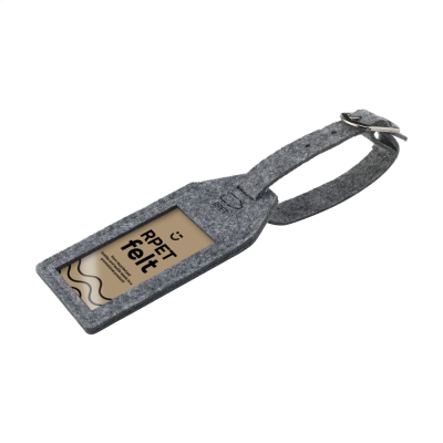 Picture of RPET FELT LUGGAGE TAG LUGGAGE TAG in Grey