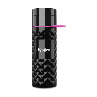 Picture of JOIN THE PIPE NAIROBI RING BOTTLE BLACK 500 ML in Black & Pink.