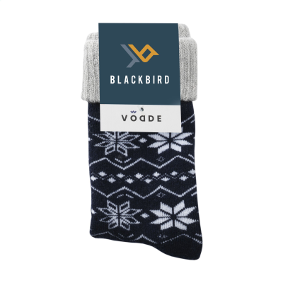 Picture of VODDE RECYCLED WOOL WINTER SOCKS in Blue