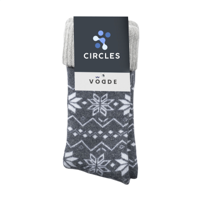 Picture of VODDE RECYCLED WOOL WINTER SOCKS in Light Grey