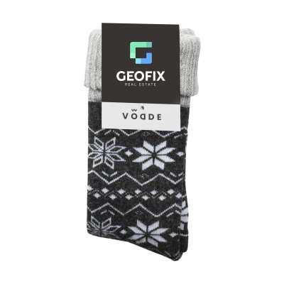 Picture of VODDE RECYCLED WOOL WINTER SOCKS in Black