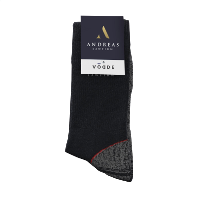 Picture of VODDE CASUAL RECYCLED WORK SOCKS in Black