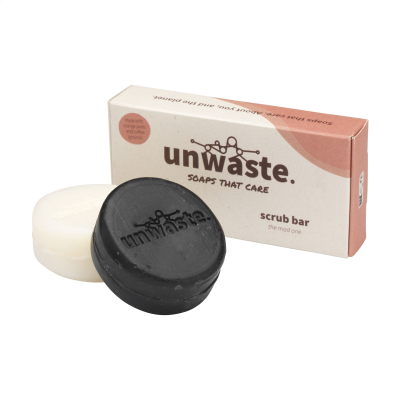 Picture of UNWASTE DUOPACK SOAP & SCRUB BAR in Orange