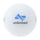 Picture of TOMORROW GOLF SINGLE PACK RECYCLED GOLF BALL in White