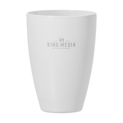 Picture of ORTHEX BIO-BASED CUP 400 ML COFFEE CUP in White.