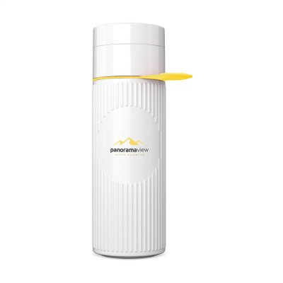 Picture of JOIN THE PIPE ATLANTIS RING BOTTLE WHITE 500 ML in White & Yellow.