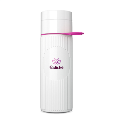 Picture of JOIN THE PIPE ATLANTIS RING BOTTLE WHITE 500 ML in White & Pink.