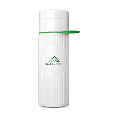 Picture of JOIN THE PIPE ATLANTIS RING BOTTLE WHITE 500 ML in White & Green.