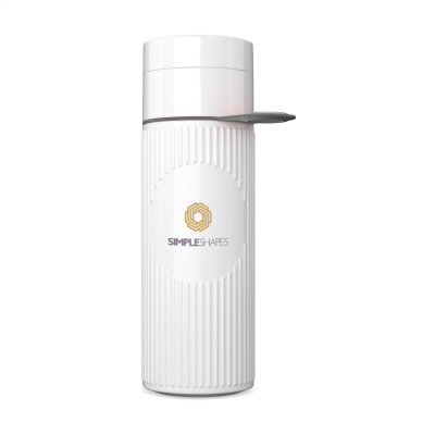 Picture of JOIN THE PIPE ATLANTIS RING BOTTLE WHITE 500 ML in White & Grey.