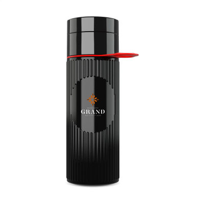 Picture of JOIN THE PIPE ATLANTIS RING BOTTLE BLACK 500 ML in Black & Red.