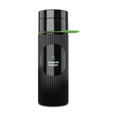 Picture of JOIN THE PIPE ATLANTIS RING BOTTLE BLACK 500 ML in Black & Green.