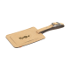 Picture of BONDED LEATHER LUGGAGE TAG in Taupé