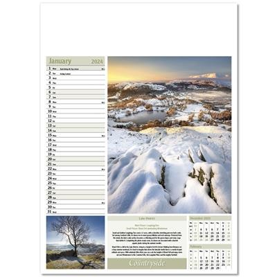 Picture of BRITISH COUNTRYSIDE WALL CALENDAR.