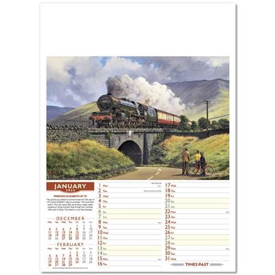 Picture of TIMES PAST WALL CALENDAR.