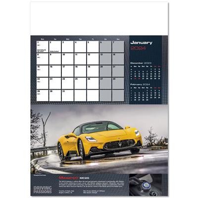 Picture of DRIVING PASSIONS WALL CALENDAR.