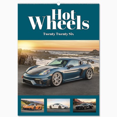 Picture of HOT WHEELS 8 LEAF WALL CALENDAR