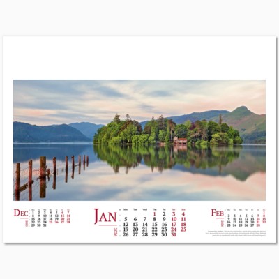 Picture of LAKES, LANDSCAPES & LOCHS WALL CALENDAR