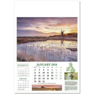 Picture of LOOK AT BRITAIN WALL CALENDAR