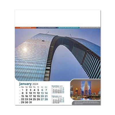 Picture of WORLD MEGASTRUCTURES WALL CALENDAR