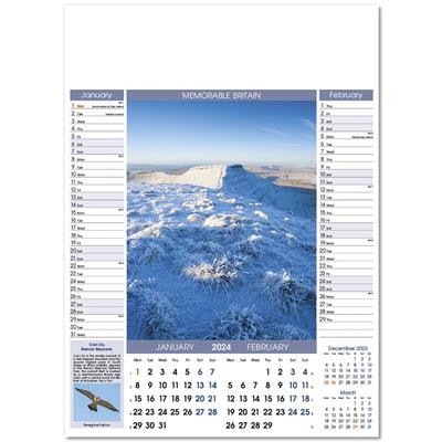 Picture of MEMORABLE BRITAIN 6 LEAF WALL CALENDAR.