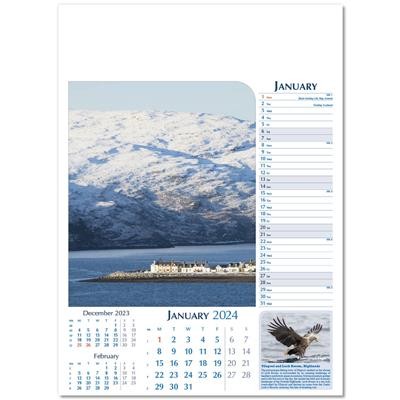 Picture of NOTABLE SCOTLAND WALL CALENDAR