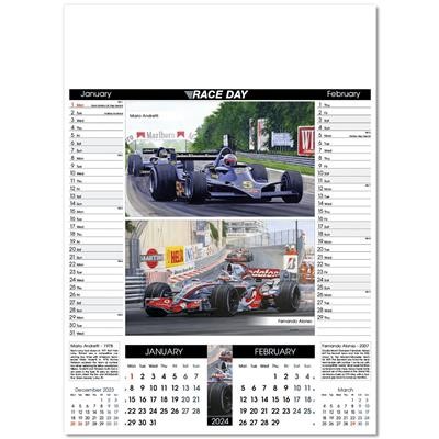 Picture of RACE DAY WALL CALENDAR
