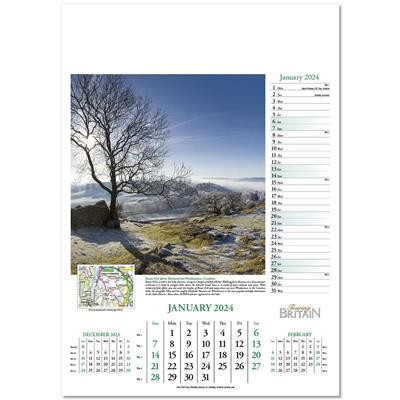 Picture of TOURING BRITAIN WALL CALENDAR.
