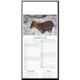 Picture of WILDLIFE SLIM LINE WALL CALENDAR