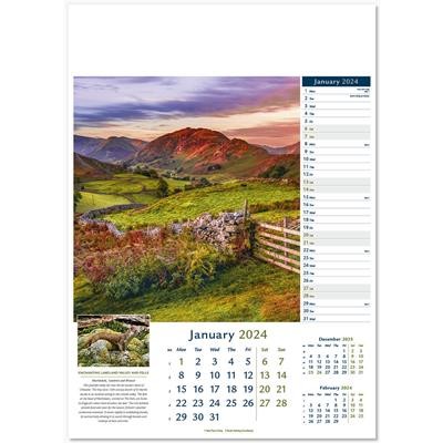 Picture of WONDERS OF NATURE WALL CALENDAR.