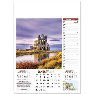 Picture of YORKSHIRE GLORY WALL CALENDAR.