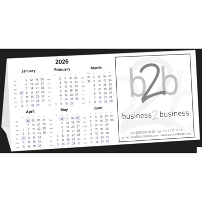 Picture of DUO TENT FOLDING DESK CALENDAR.