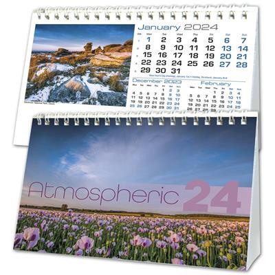 Picture of ATMOSPHERIC A5 DESK CALENDAR.