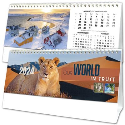 Picture of OUR WORLD IN TRUST DESK TOP CALENDAR.