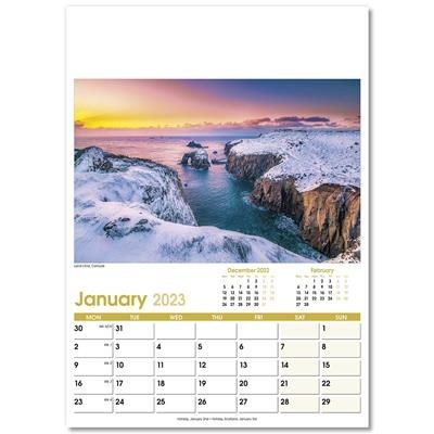 Picture of ASPECTS OPTIMA WALL 13 LEAF CALENDAR
