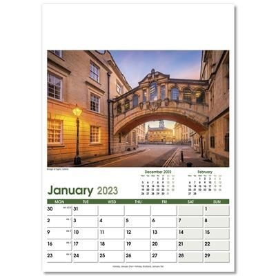Picture of HERITAGE OPTIMA WALL 13 LEAF CALENDAR