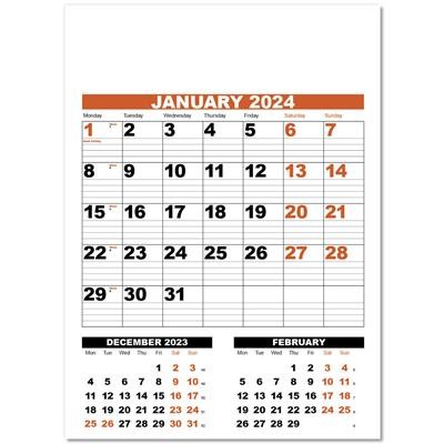Picture of COMMERCIAL PLANNER WALL CALENDAR.