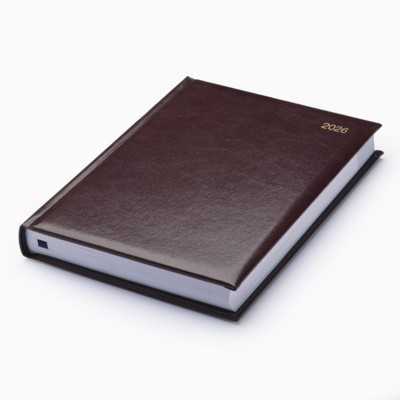 2020 A5 INDEX DIARY EXECUTIVE LEATHER EFFECT DAY TO A PAGE APPOINTMENT DIARY 