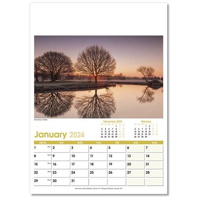 Picture of ASPECTS OPTIMA WALL 13 LEAF CALENDAR.