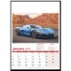 Picture of FAST CARS OPTIMA WALL 13 LEAF CALENDAR