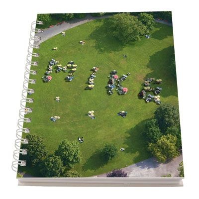 Picture of PERSONALISED SPIRAL WIRO BOUND NOTE PAD.