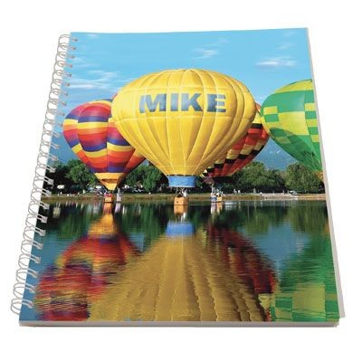 Picture of PERSONALISED SPIRAL WIRO BOUND NOTE PAD.