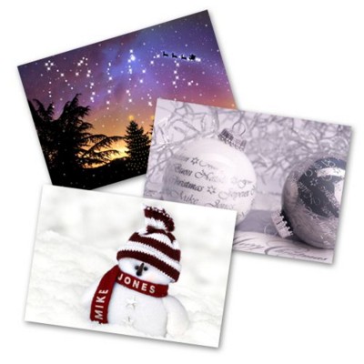 Picture of PERSONALISED CHRISTMAS GREETING CARD