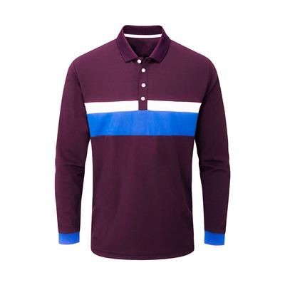 Picture of LONG SLEEVE MOTION POLO SHIRT.