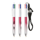 Picture of BIC® 4 COLOURS® BICOLOR + LANYARD