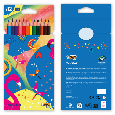 Picture of BIC® CHILDRENS EVOLUTION® COLOURING SET X12 UNITS.
