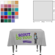 Picture of PREMIUM FABRIC TABLE CLOTH - SQUARE - 115X115CM (2FT HIGH TABLE - MID DROP)