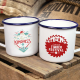 Picture of PREMIUM ENAMEL MUG SET (568ML & 20OZ) - WHITE