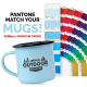 Picture of PREMIUM ENAMEL MUG SET (285ML & 10OZ) - WHITE