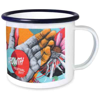 Picture of PREMIUM FULL COLOUR ENAMEL MUG SET (285ML & 10OZ)