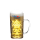 Picture of REUSABLE PLASTIC STEIN BEER MUG - 1 PINT  &  580ML